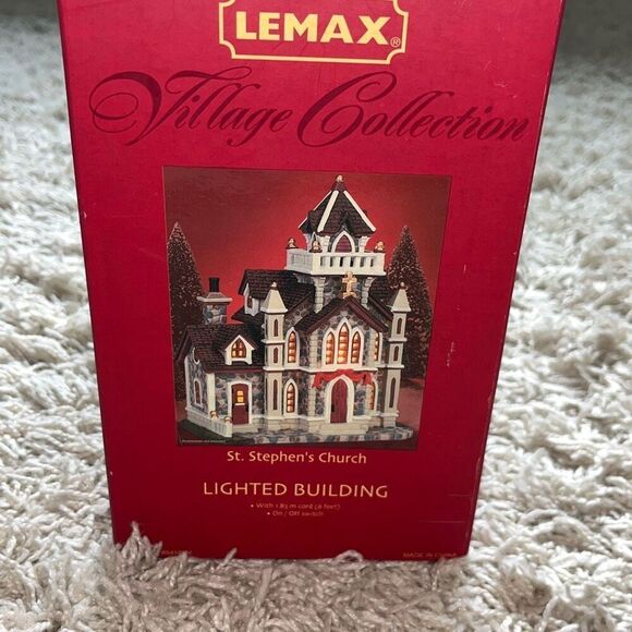 Lemax St. Stephen’s Church Village Collection  2006 Item 65452CV  #12874 In Box - Picture 3 of 11